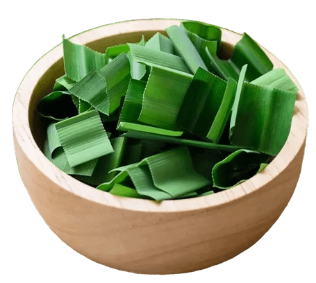 Bowl of Chopped Pandan